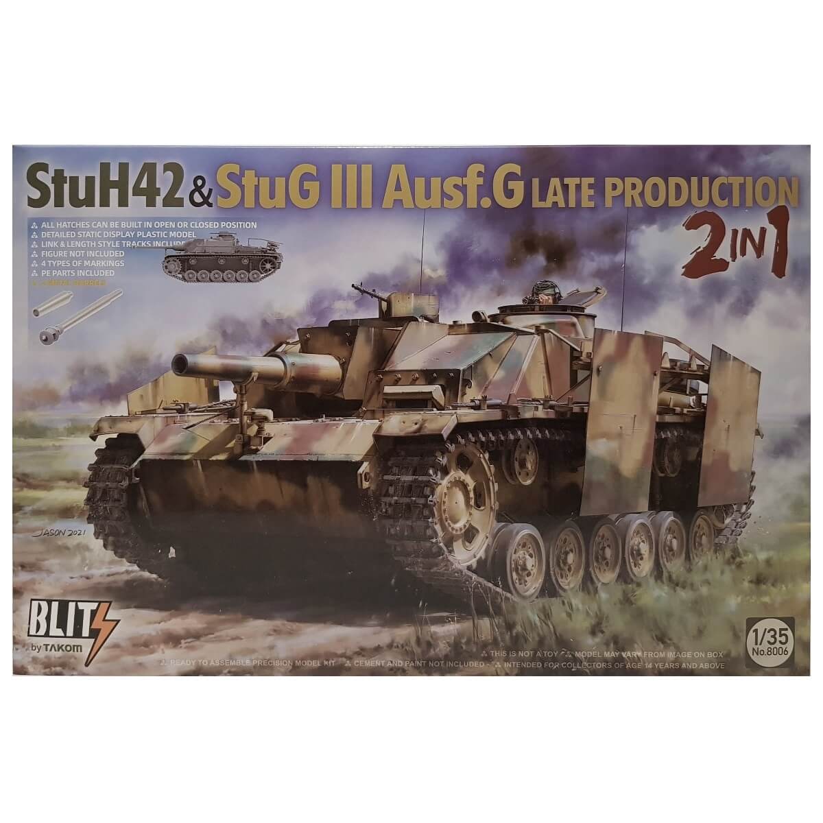 1:35 StuH 42 & StuG III Ausf. G Late Production - TAKOM