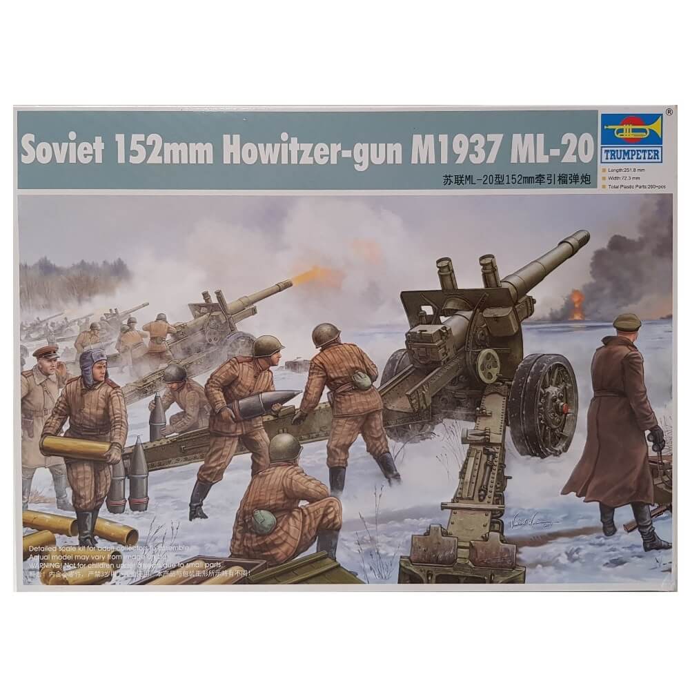 1:35 Soviet M1937 ML-20 152mm Howitzer-gun - TRUMPETER