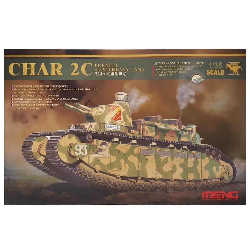 1:35 French CHAR 2C Super Heavy Tank - MENG