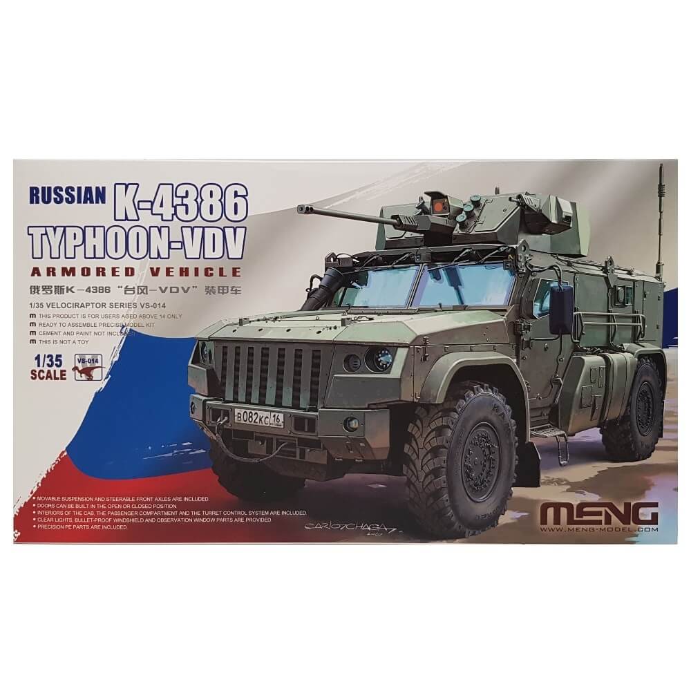 1:35 Russian K-4386 TYPHOON-VDV Armored Vehicle - MENG