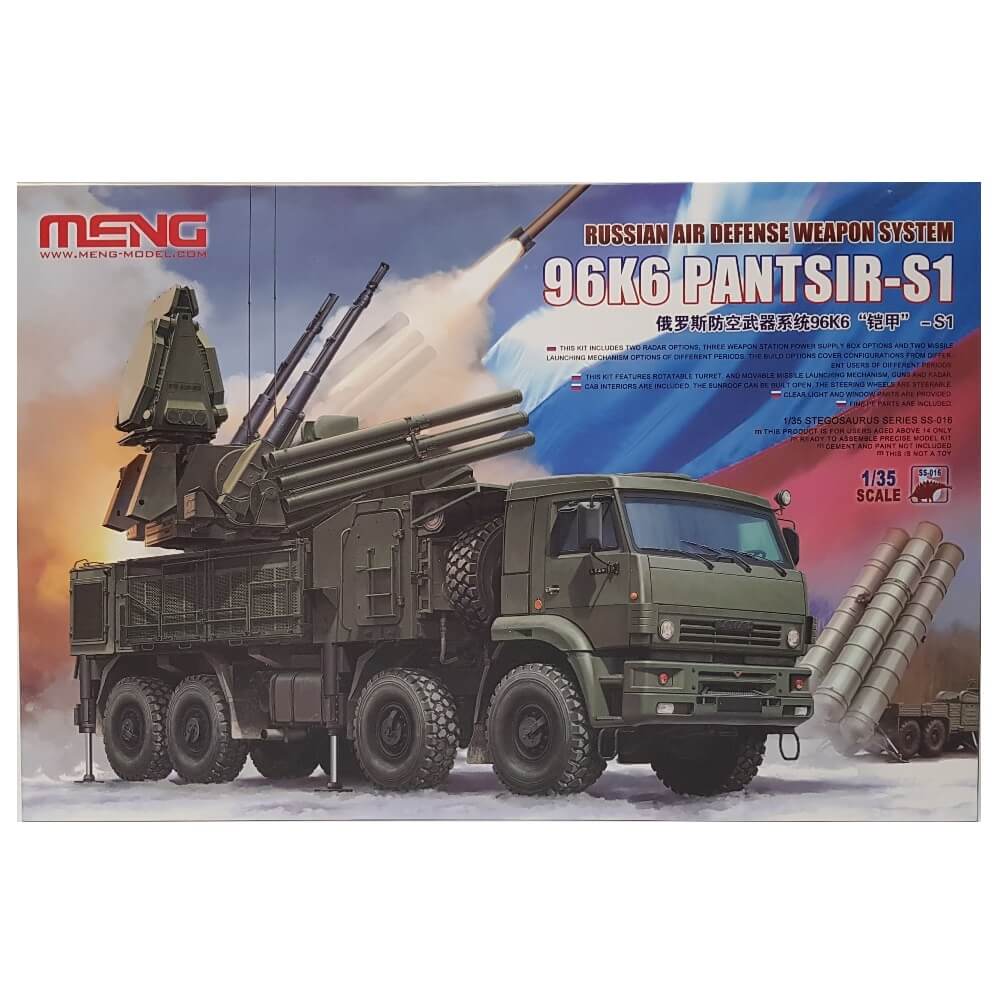 1:35 Russian 96K6 PANTSIR-S1 Air Defense Weapon System - MENG