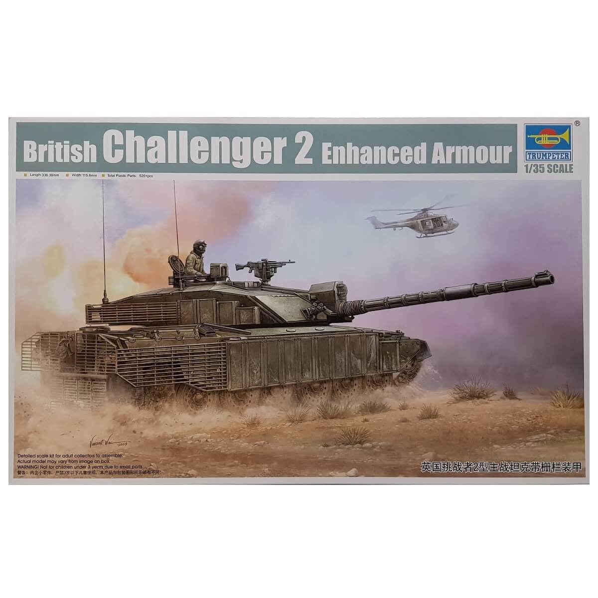 1:35 British Challenger 2 - Enhanced Armour - TRUMPETER