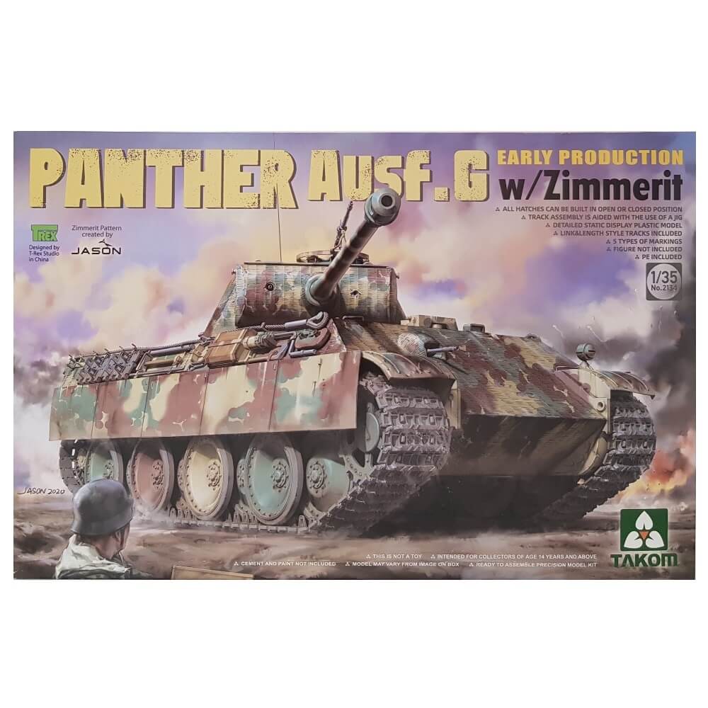 1:35 PANTHER Ausf. G Early Production with Zimmerit - TAKOM