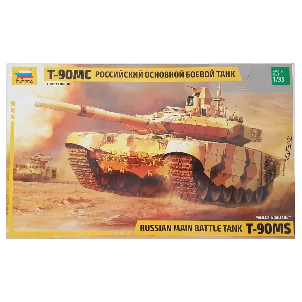 1:35 Russian Main Battle Tank T-90MS - ZVEZDA