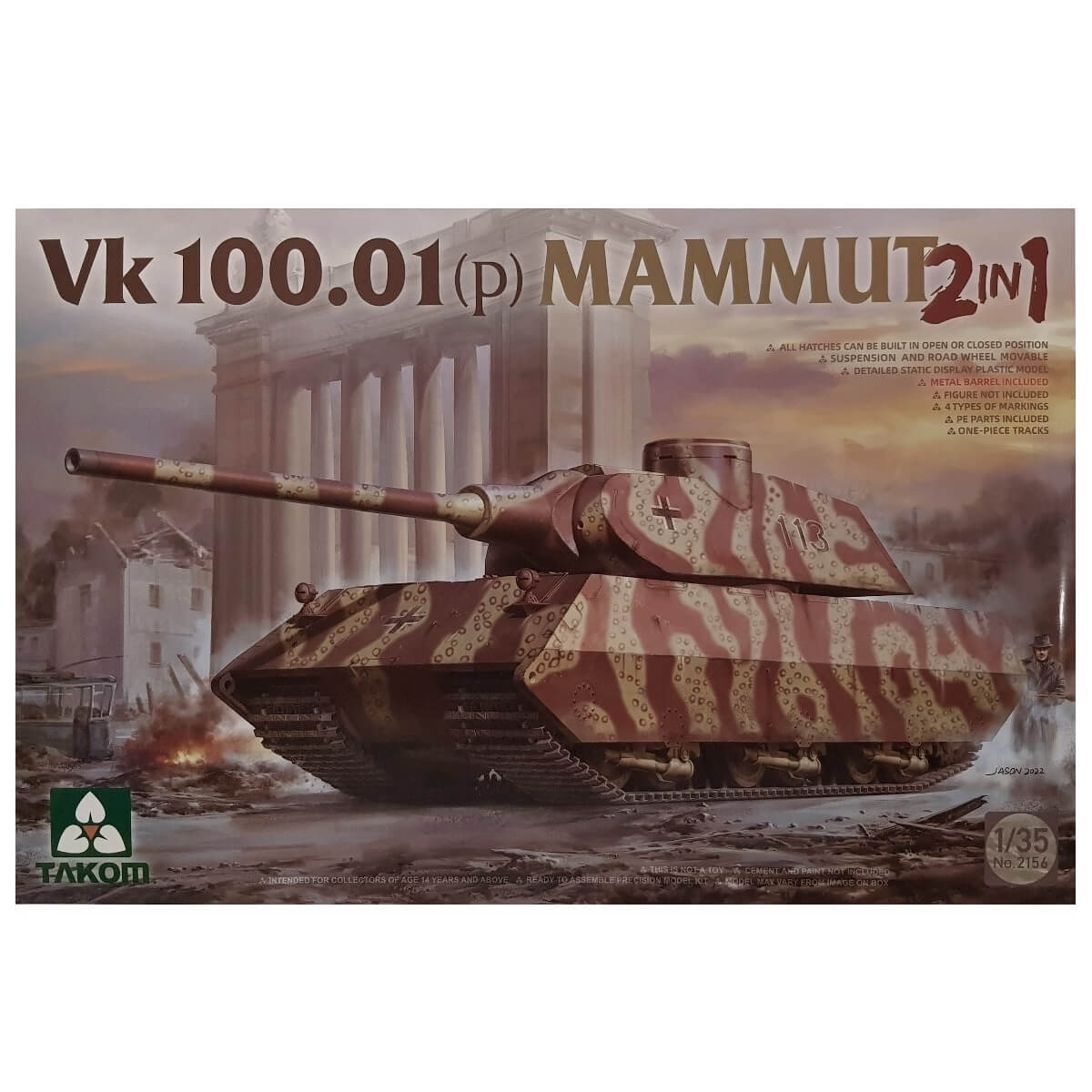1:35 VK 100.01 (p) Mammut - TAKOM