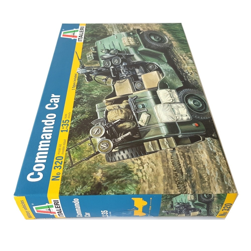 1:35 Allies 1⁄4 ton 4x4 Commando JEEP - ITALERI