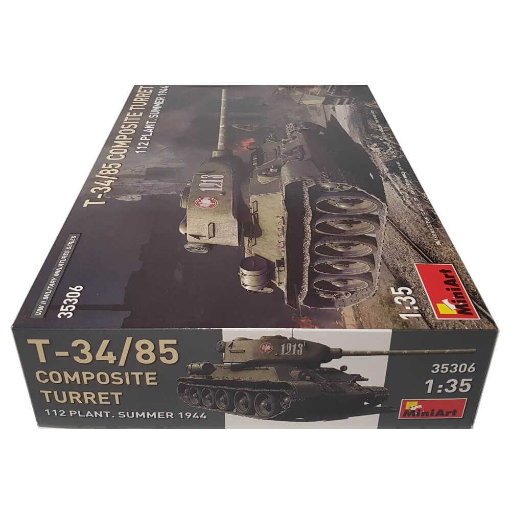 1:35 Soviet T-34/85 Composite Turret 112 Plant Summer 1944 - MINIART