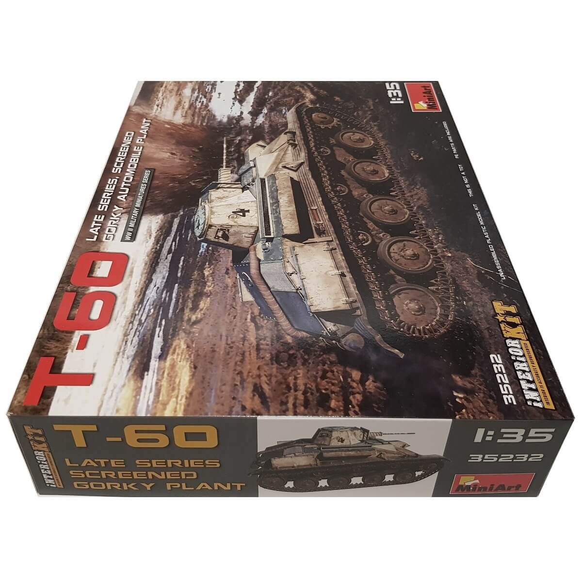 1:35 Soviet Light Tank T-60 Late Series Screened - Gorky Automobile Plant - MINIART