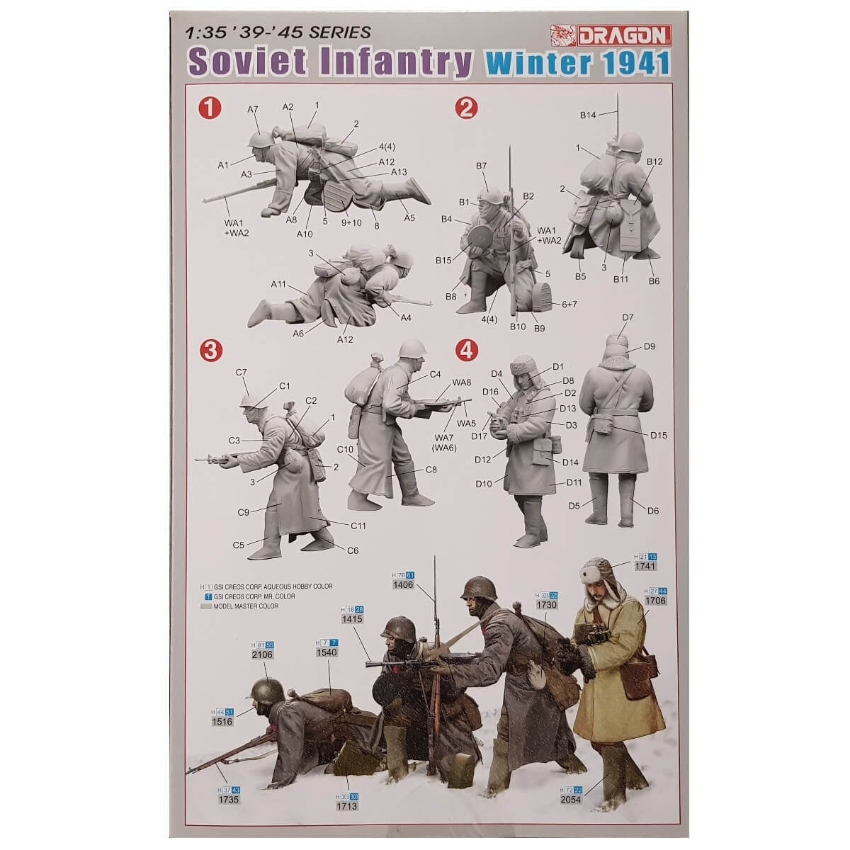 1:35 Soviet Infantry - Winter 1941 - DRAGON