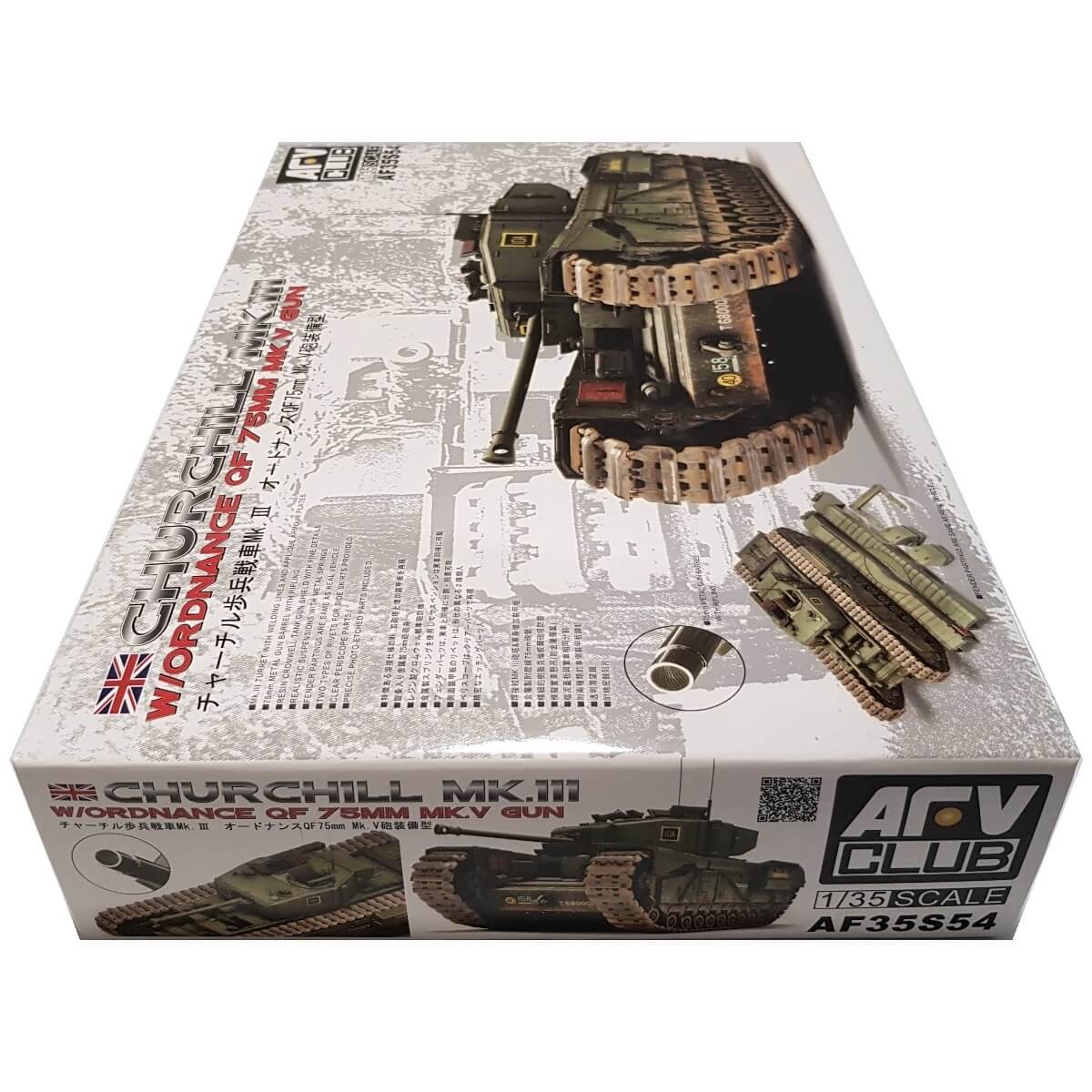 1:35 Churchill Mk. III with Ordnance QF 75mm Mk. V gun - AFV CLUB