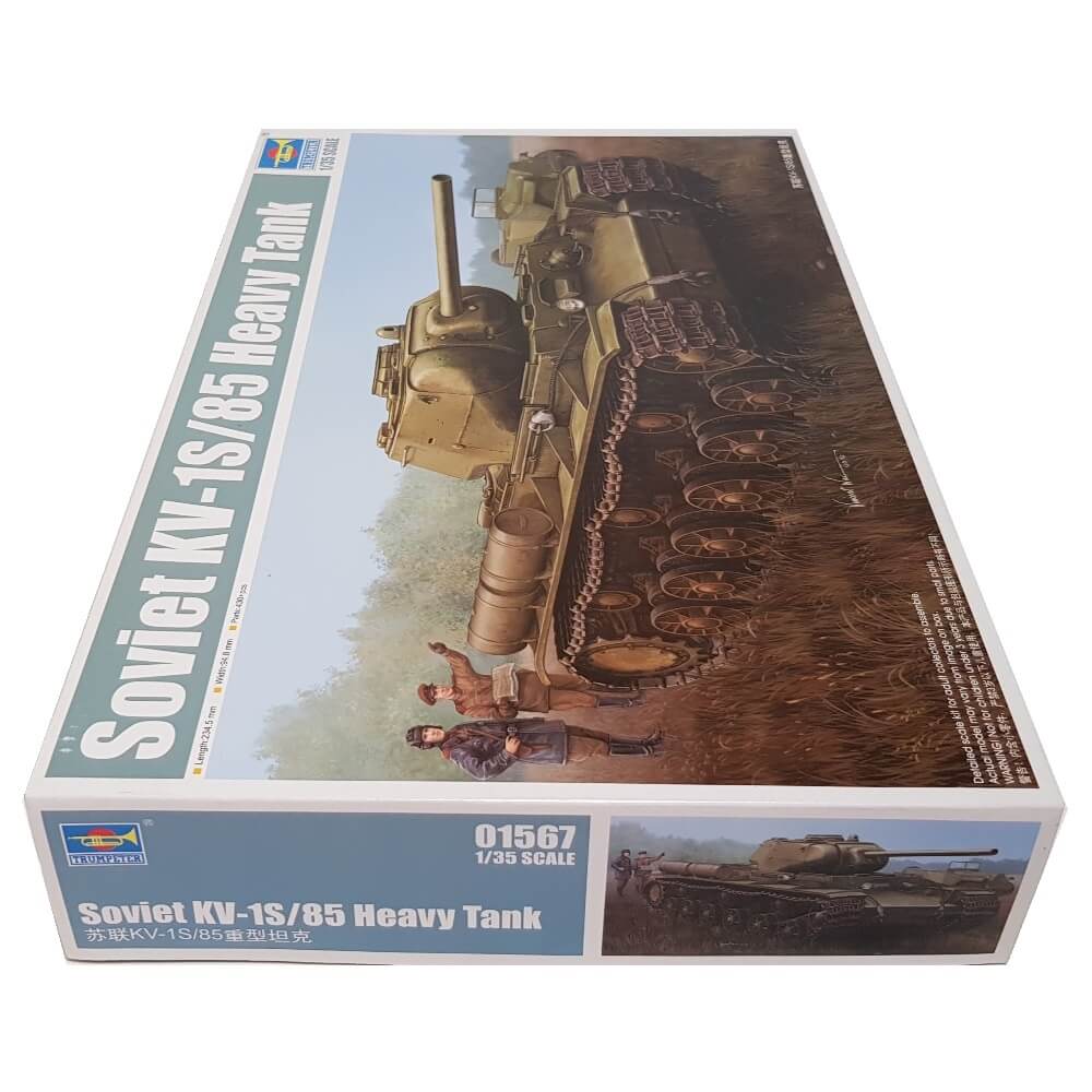 1:35 Soviet KV-1S/85 Heavy Tank - TRUMPETER