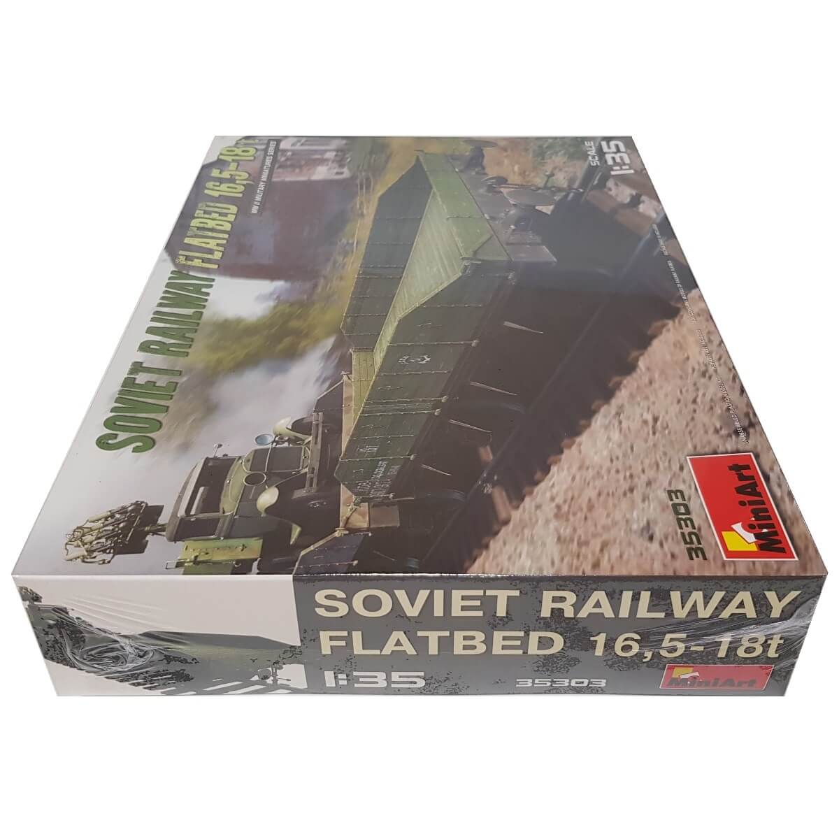 1:35 Soviet Railway Flatbed 16.5-18t - MINIART