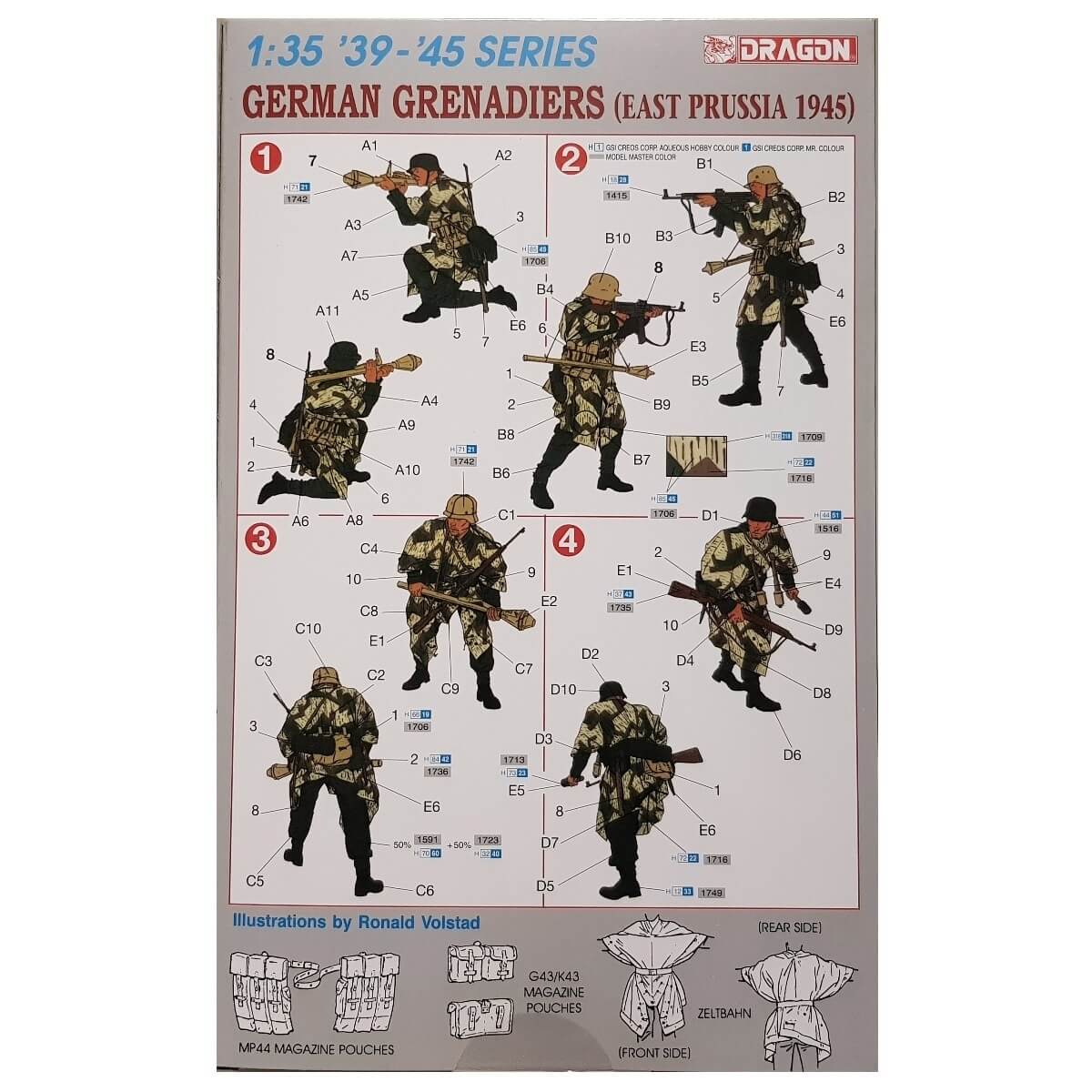 1:35 German Grenadiers - East Prussia 1945 - DRAGON