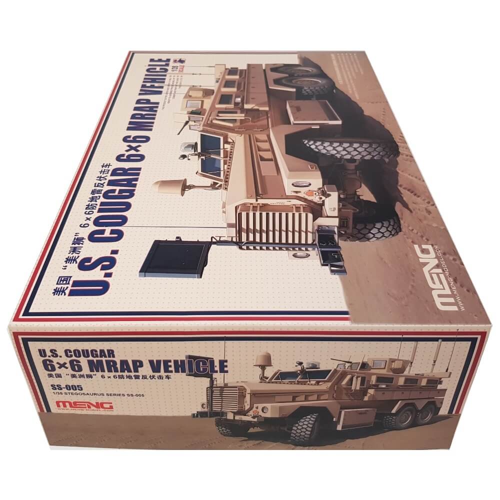 1:35 US Cougar 6 x 6 MRAP Vehicle - MENG