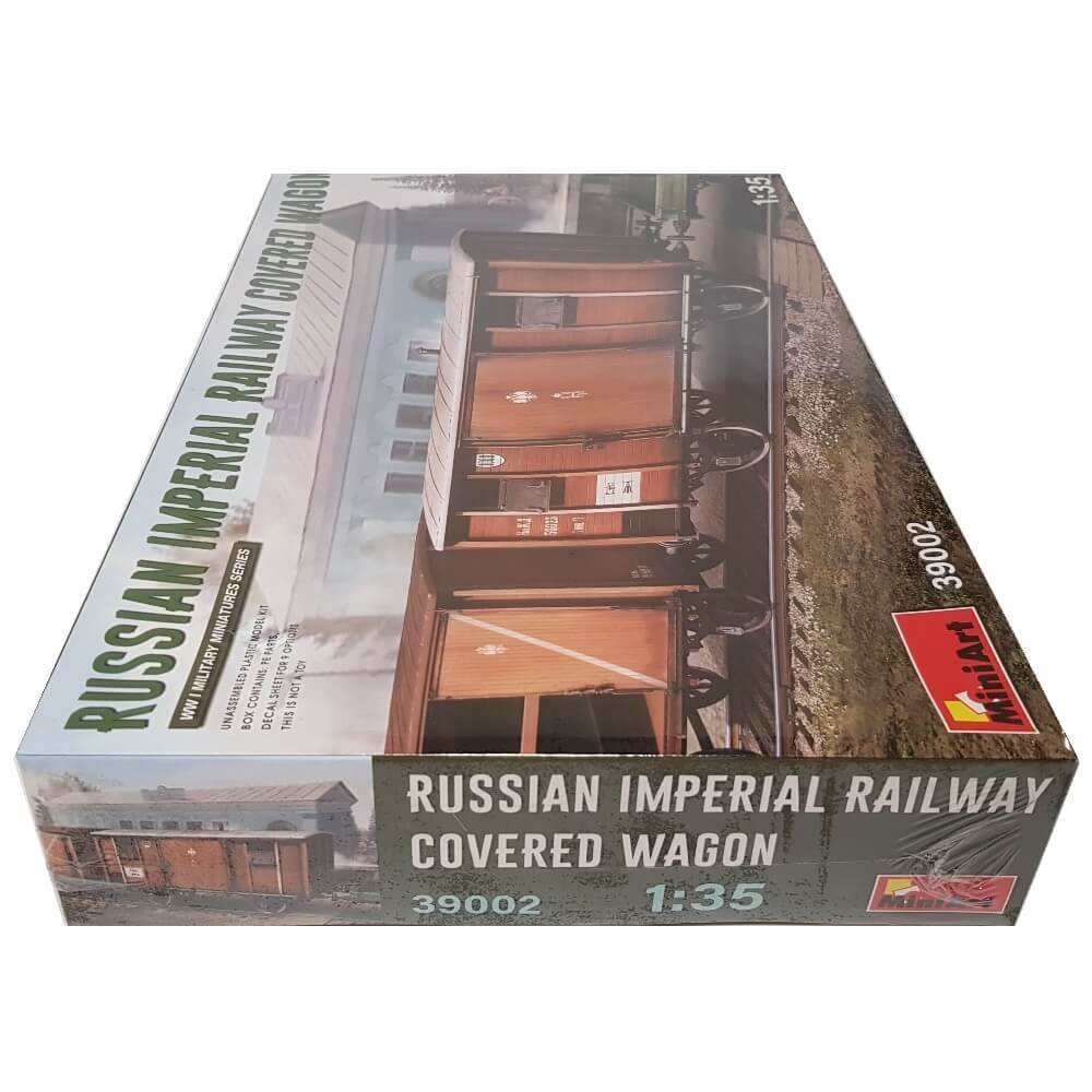 1:35 Russian Imperial Railway Covered Wagon - MINIART