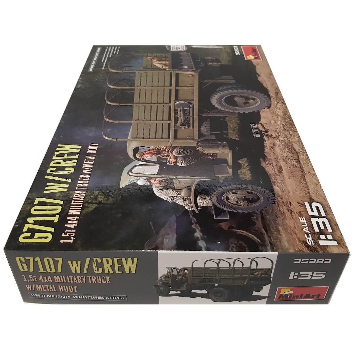 1:35 G7107 1½-ton 4x4 Cargo Truck with Metal Body and Crew - MINIART