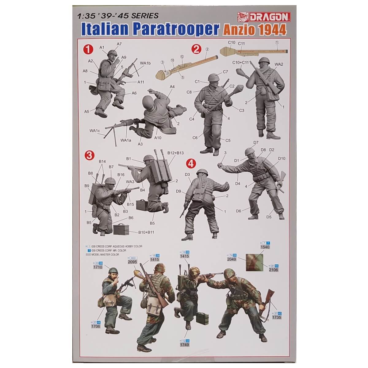 1:35 Italian Paratrooper Anzio 1944 - DRAGON