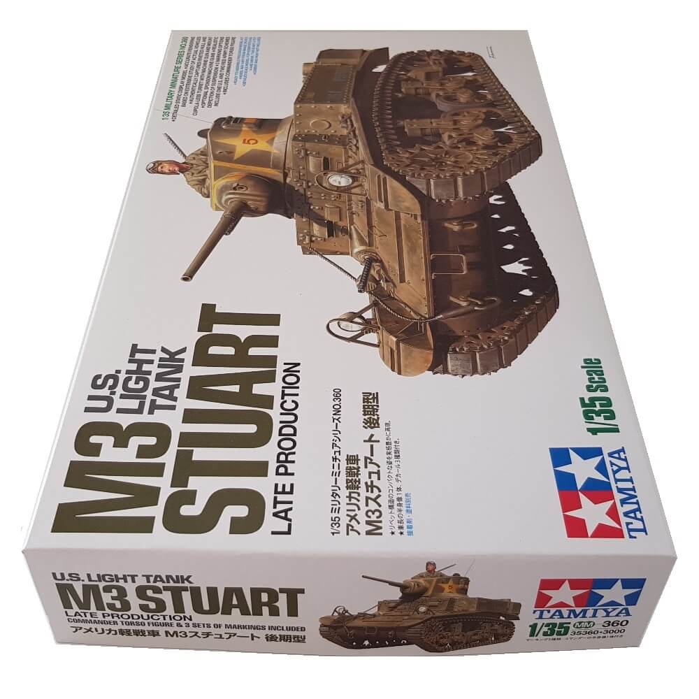 1:35 US Army Light Tank M3 Stuart Late Production - TAMIYA