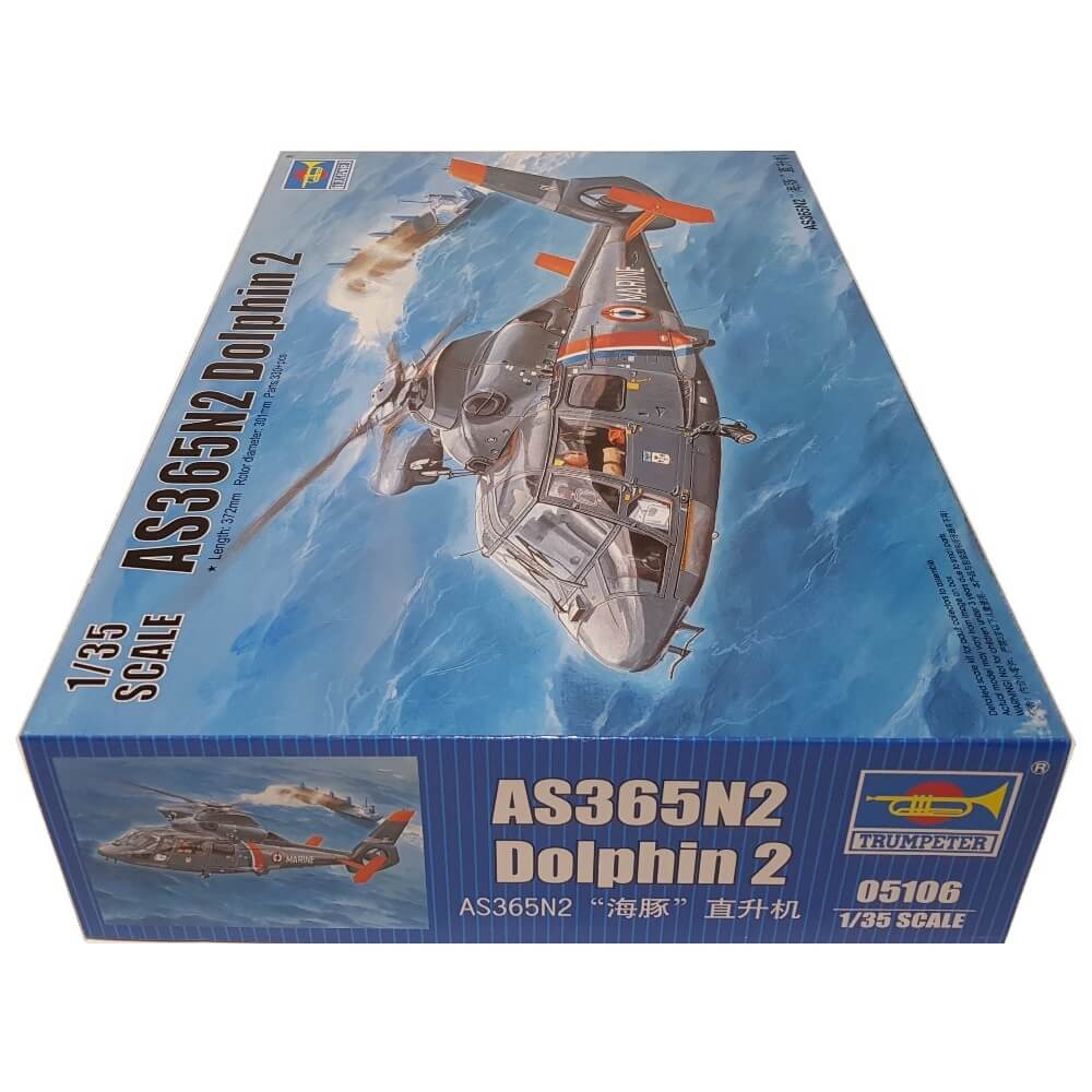 1:35 AS365N2 Dolphin 2 Helicopter - TRUMPETER