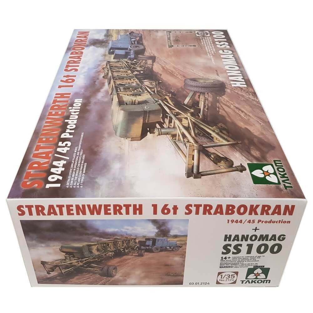 1:35 Stratenwerth 16T Strabokran 1944/45 Production and Hanomag SS100 - TAKOM
