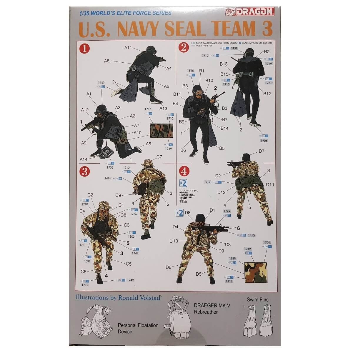 1:35 US Navy Seal Team 3 - DRAGON