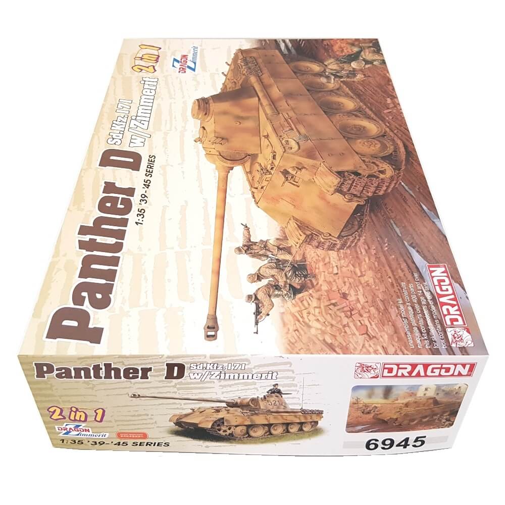 1:35 German Sd.Kfz. 171 PANTHER Ausf. D with/without Zimmerit - DRAGON