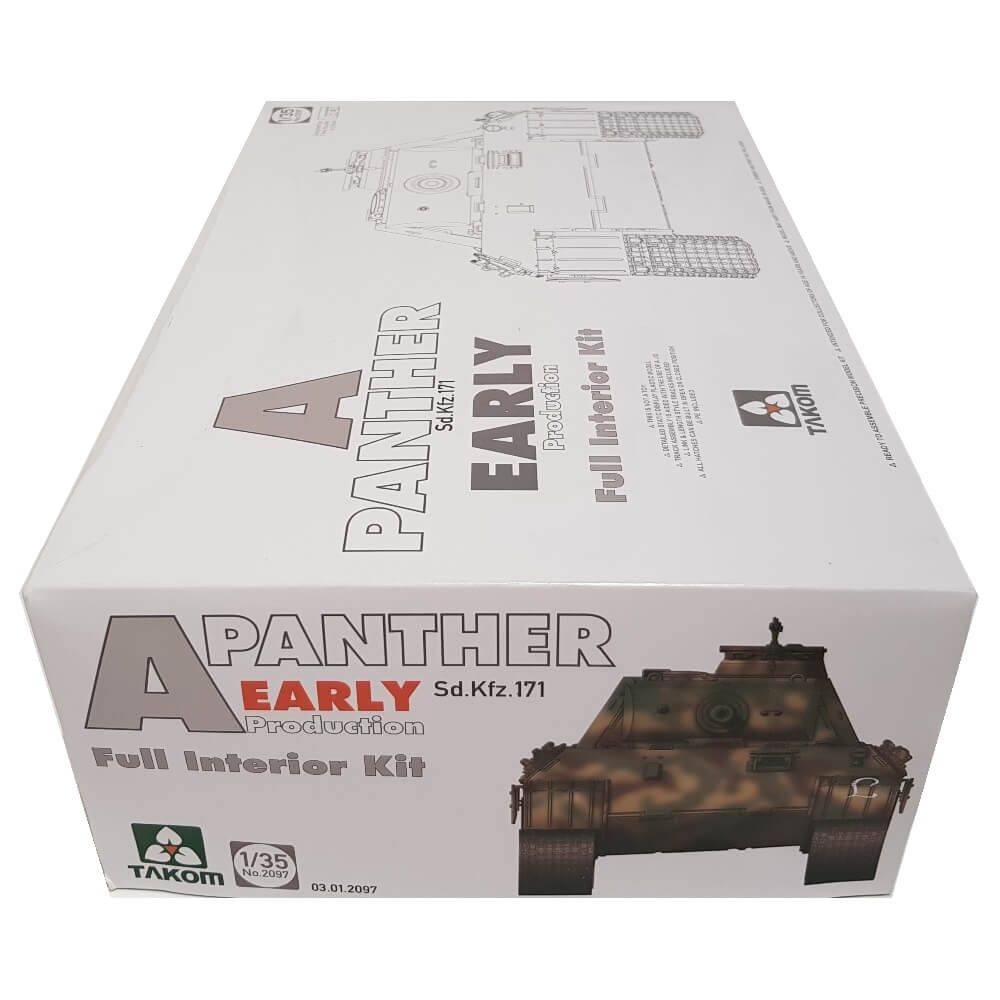 1:35 German Sd.Kfz. 171 PANTHER Ausf. A Early Production - Full Interior Kit - TAKOM