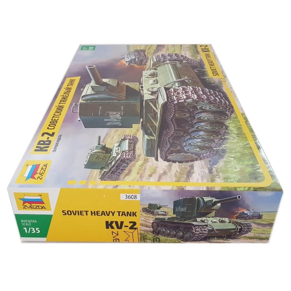 1:35 Soviet KV-2 Heavy Tank - ZVEZDA