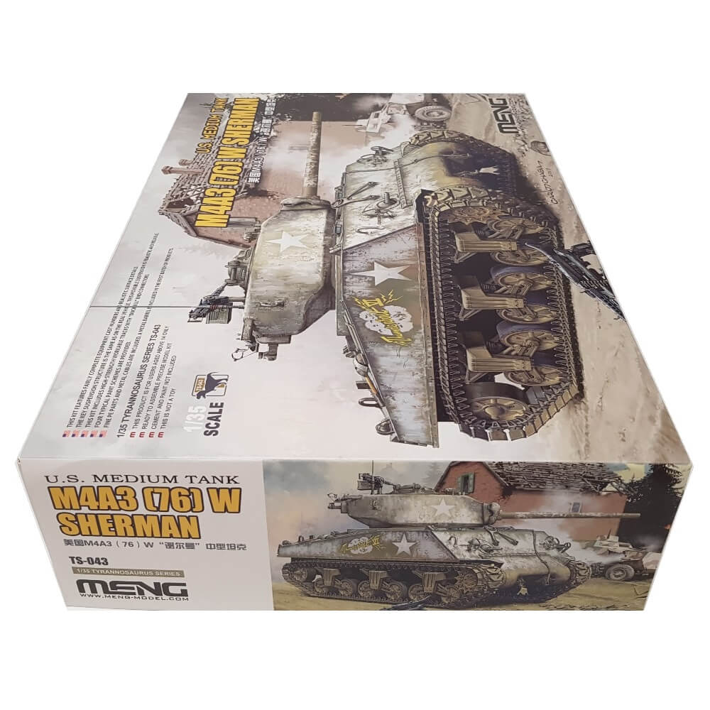 1:35 US M4A3 (76) W SHERMAN Medium Tank - MENG