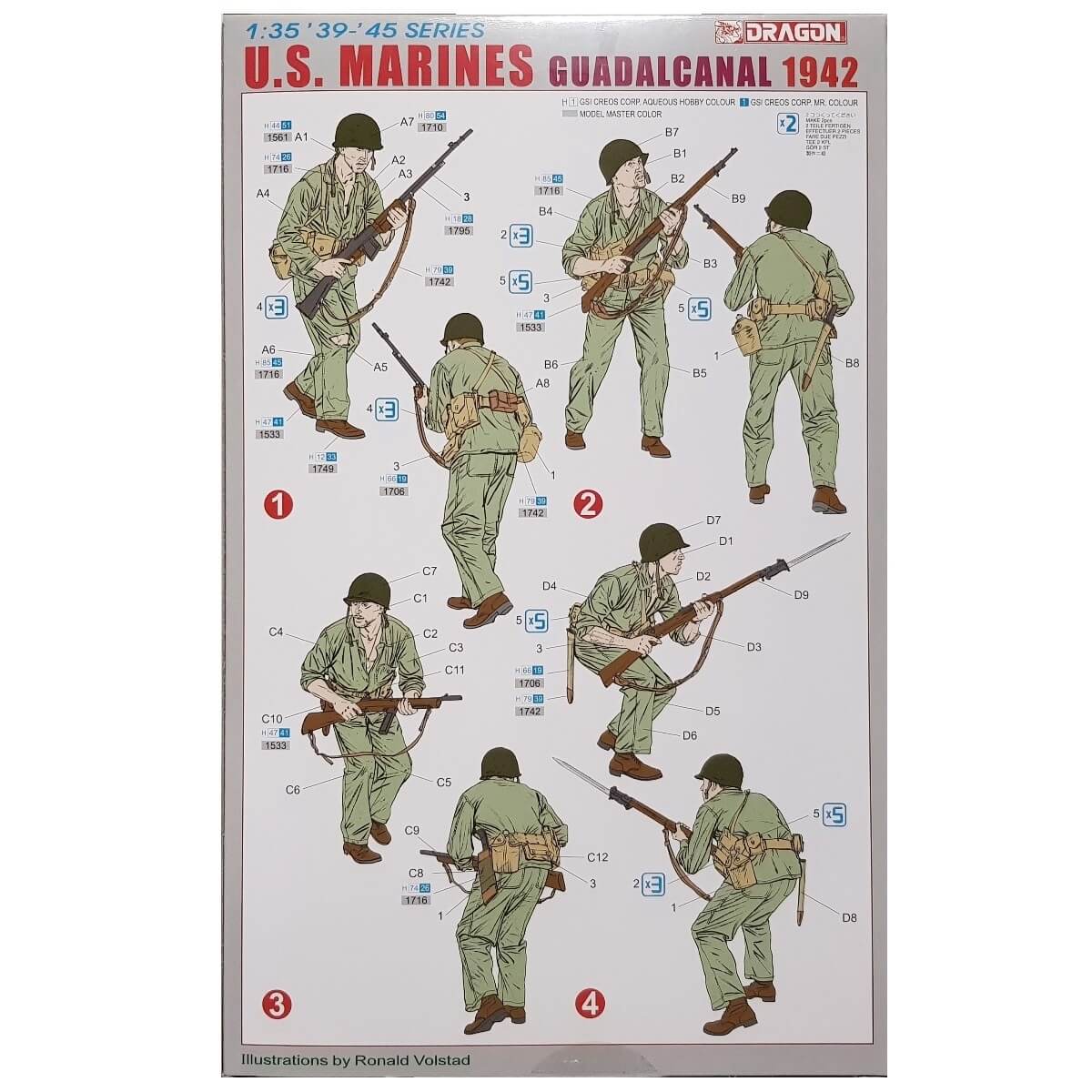 1:35 US Marines - Guadalcanal 1942 - DRAGON