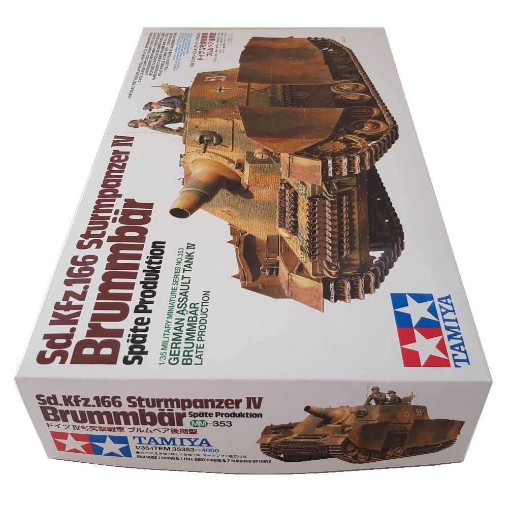 1:35 German Sd.Kfz. 166 Sturmpanzer IV BRUMMBAR Assault Tank Late Production - TAMIYA