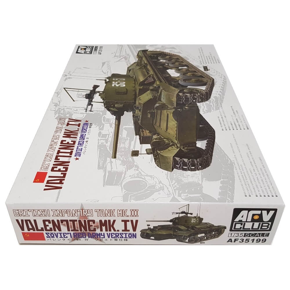 1:35 British Infantry Tank Mk.III Valentine Mk.IV Soviet Red Army Version - AFV CLUB