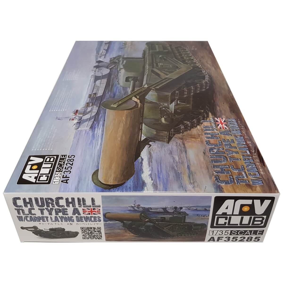 1:35 Churchill TLC Type-A with Carpet Laying Device - AFV CLUB