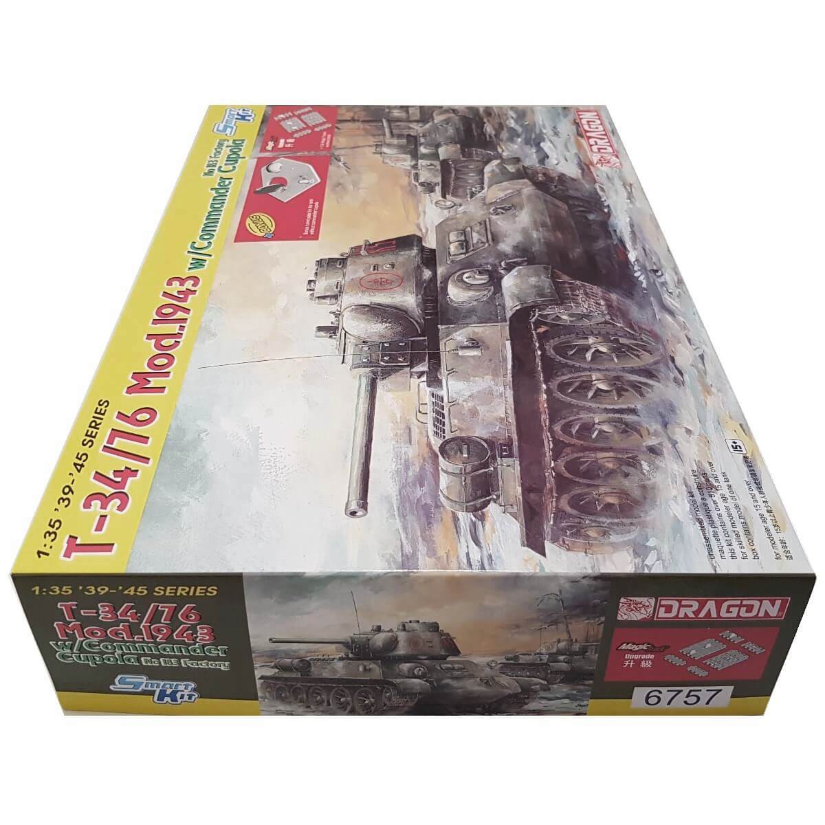 1:35 T-34/76 Mod.1943 with Commander Cupola - DRAGON