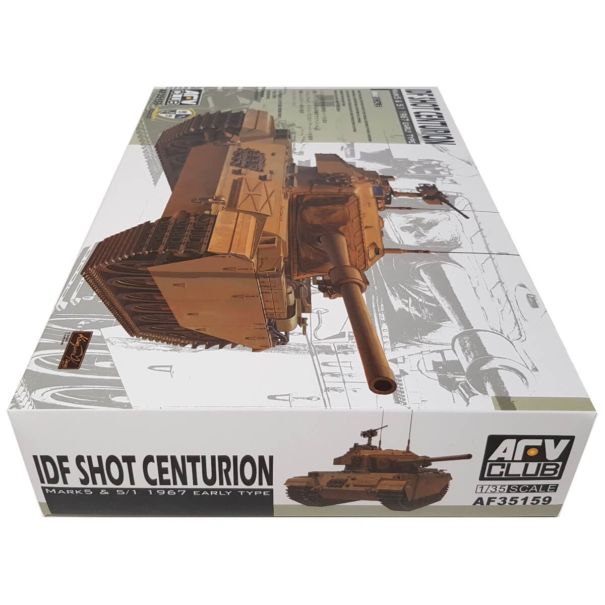 1:35 IDF Shot Centurion Mk. 5 & 5/1 Early Type 1967 - AFV CLUB