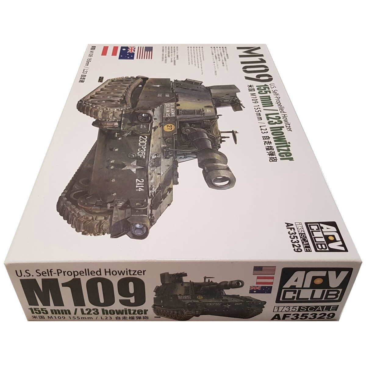 1:35 US Self-Propelled M109 155mm / L23 howitzer - AFV CLUB