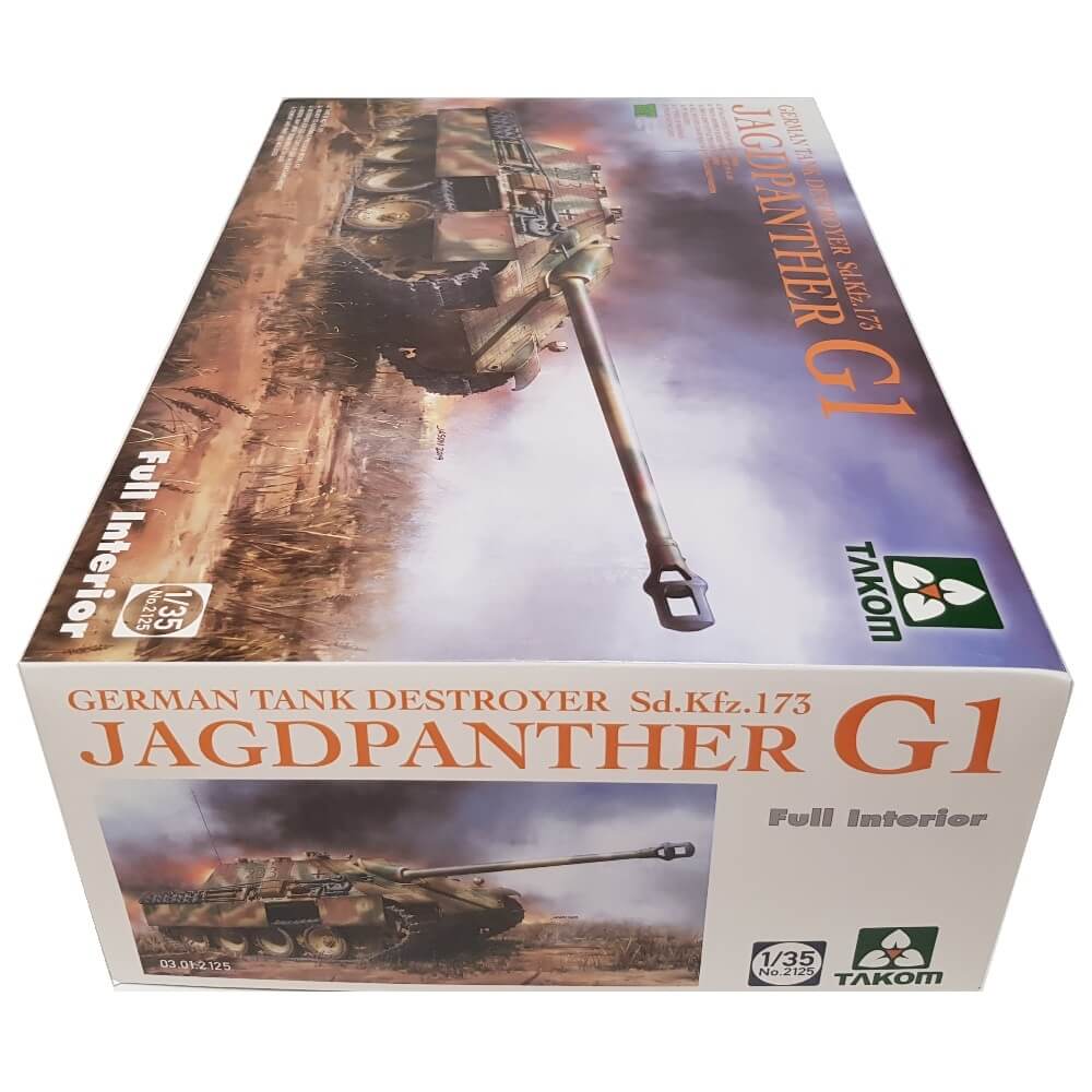 1:35 Jagdpanther G1 Early Production with Zimmerit - Full Interior - TAKOM