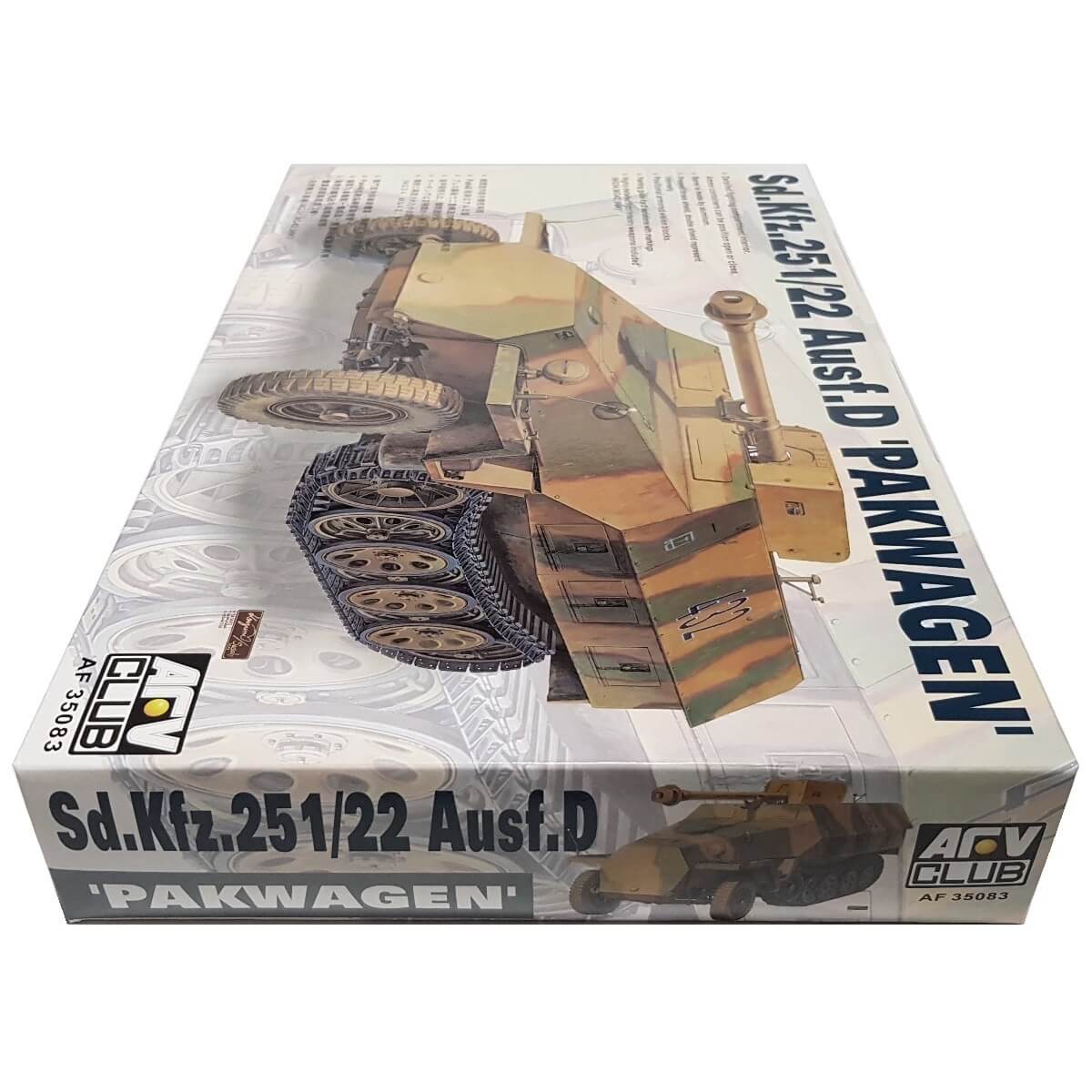 1:35 Sd.Kfz. 251/22 Ausf. D Pakwagen - AFV CLUB
