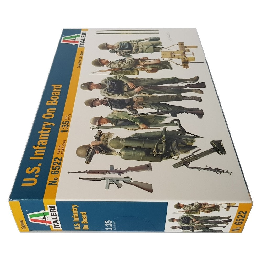 1:35 US Infantry on Board LCVP D-Day Normandy - ITALERI