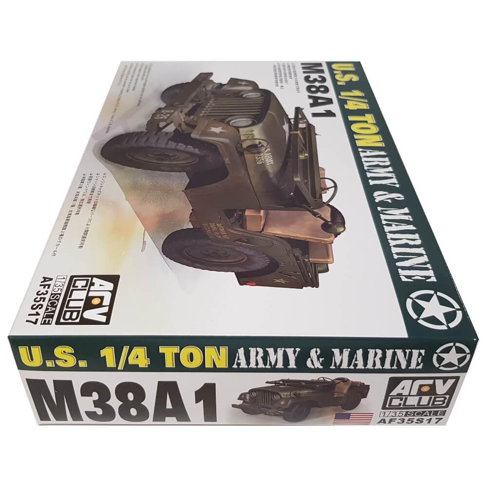 1:35 US ¼ ton M38A1 Army and Marine - AFV CLUB