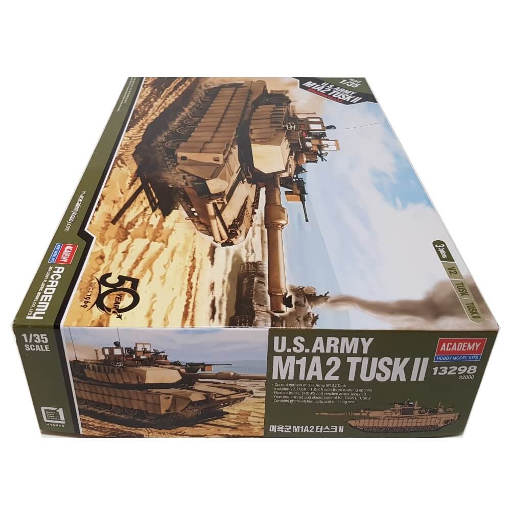 1:35 US Army M1A2 TUSK II Abrams - ACADEMY