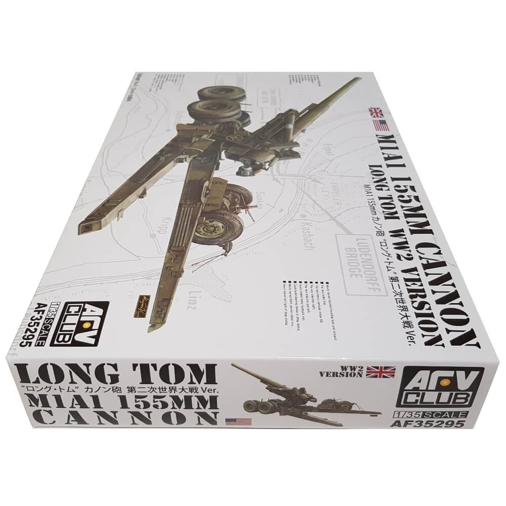 1:35 M1A1 155mm Cannon LONG TOM WWII version - AFV CLUB