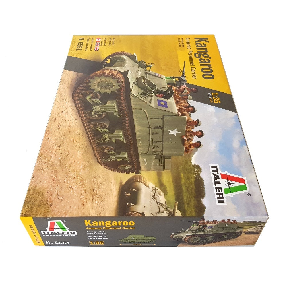 1:35 British KANGAROO Armored Personnel on Carrier M7 PRIEST chassis - ITALERI