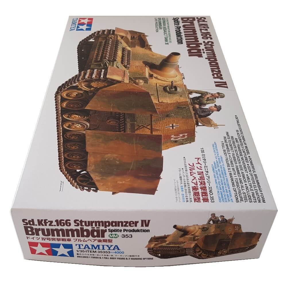 1:35 German Sd.Kfz. 166 Sturmpanzer IV BRUMMBAR Assault Tank Late Production - TAMIYA