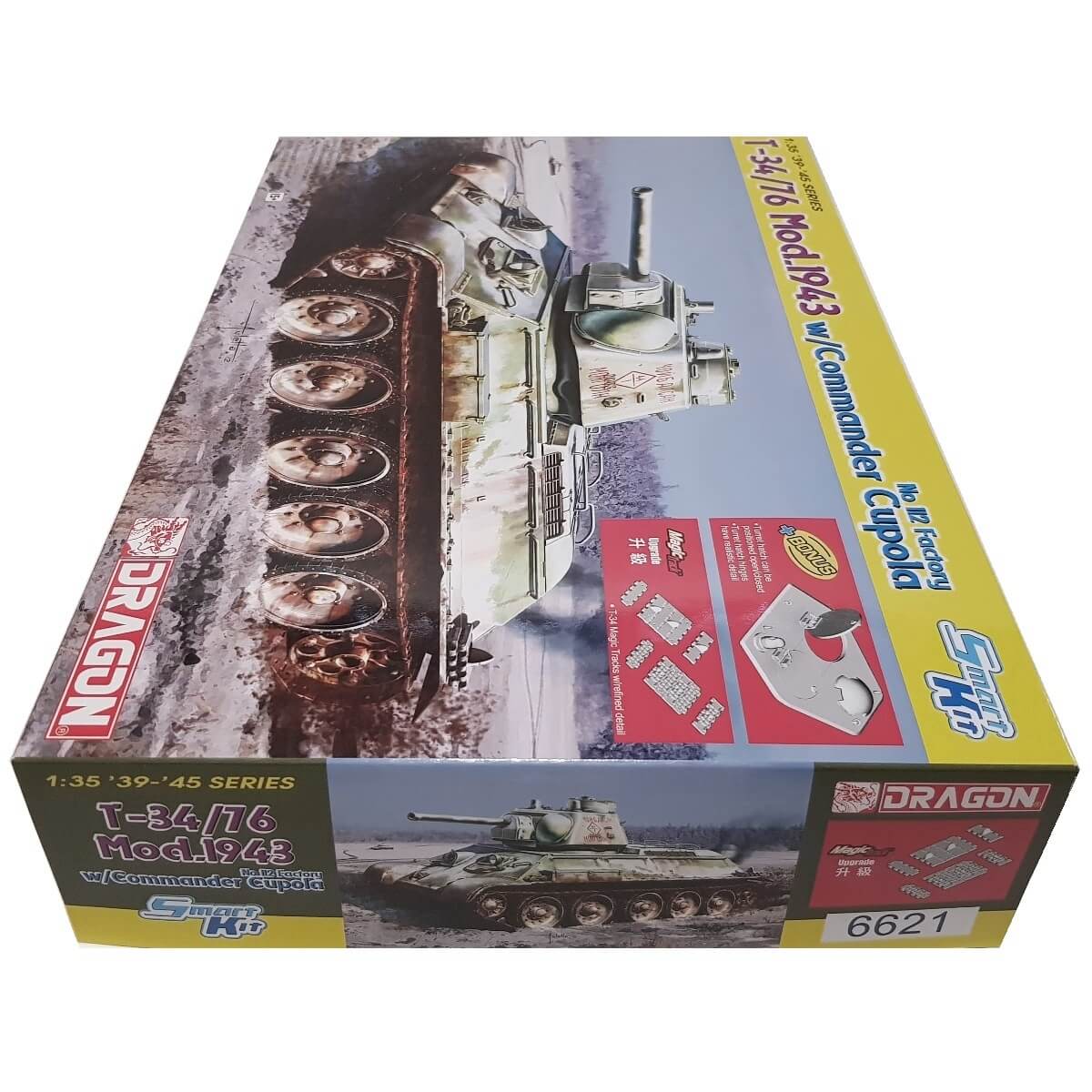 1:35 T-34/76 Mod. 1943 with Commander Cupola No 112 Factory - DRAGON