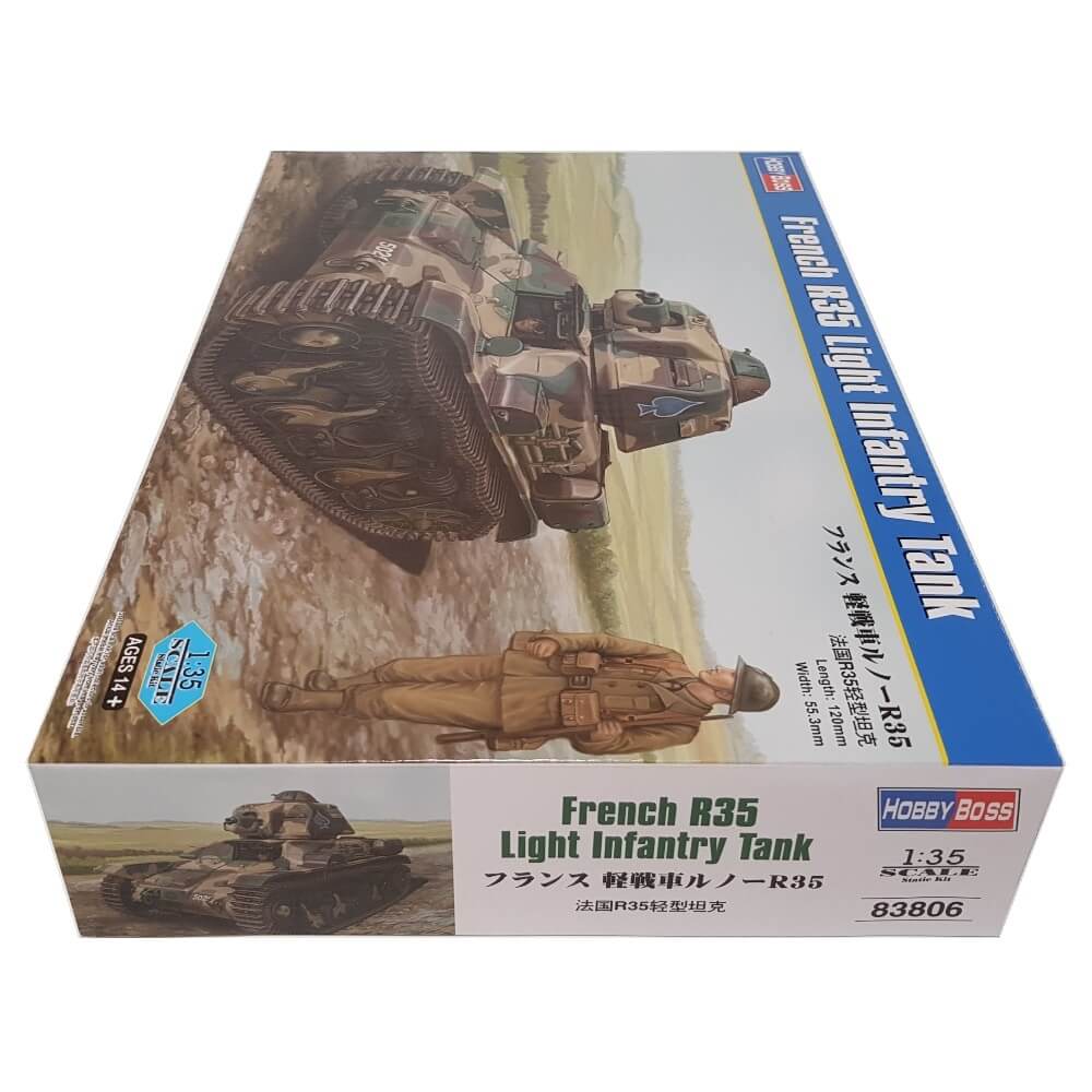 1:35 French R35 Light Infantry Tank - HOBBY BOSS