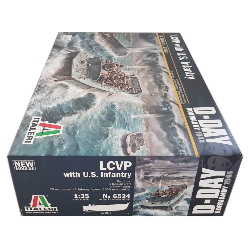 1:35 US LCVP with Infantry D-Day Normandy 1944 - ITALERI