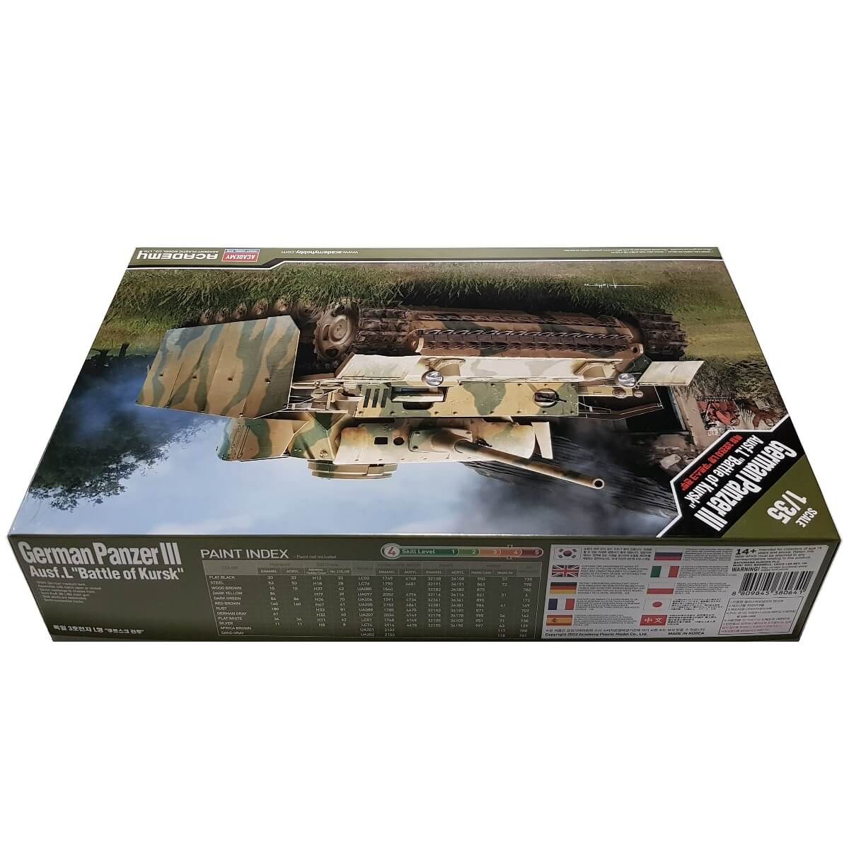 1:35 German Panzer III Ausf L - Battle of Kursk - ACADEMY