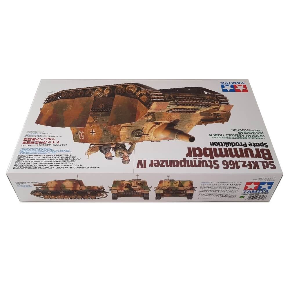 1:35 German Sd.Kfz. 166 Sturmpanzer IV BRUMMBAR Assault Tank Late Production - TAMIYA