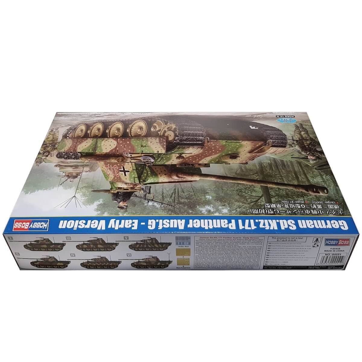 1:35 German Sd.Kfz. 171 Panther Ausf. G - Early Version - HOBBY BOSS